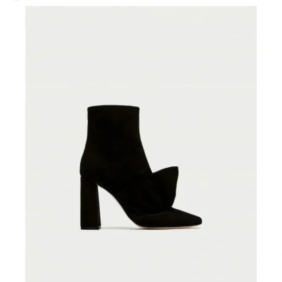 Zara Ruffle Boots - Picture 1 of 5